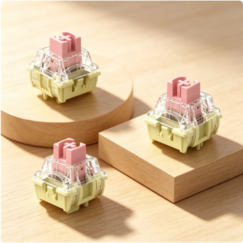 Gold Powder Shaft V3 37g Upgraded Soft Touch Smooth Esports Hot Plug Mechanical Keyboard Customized Shaft Switch