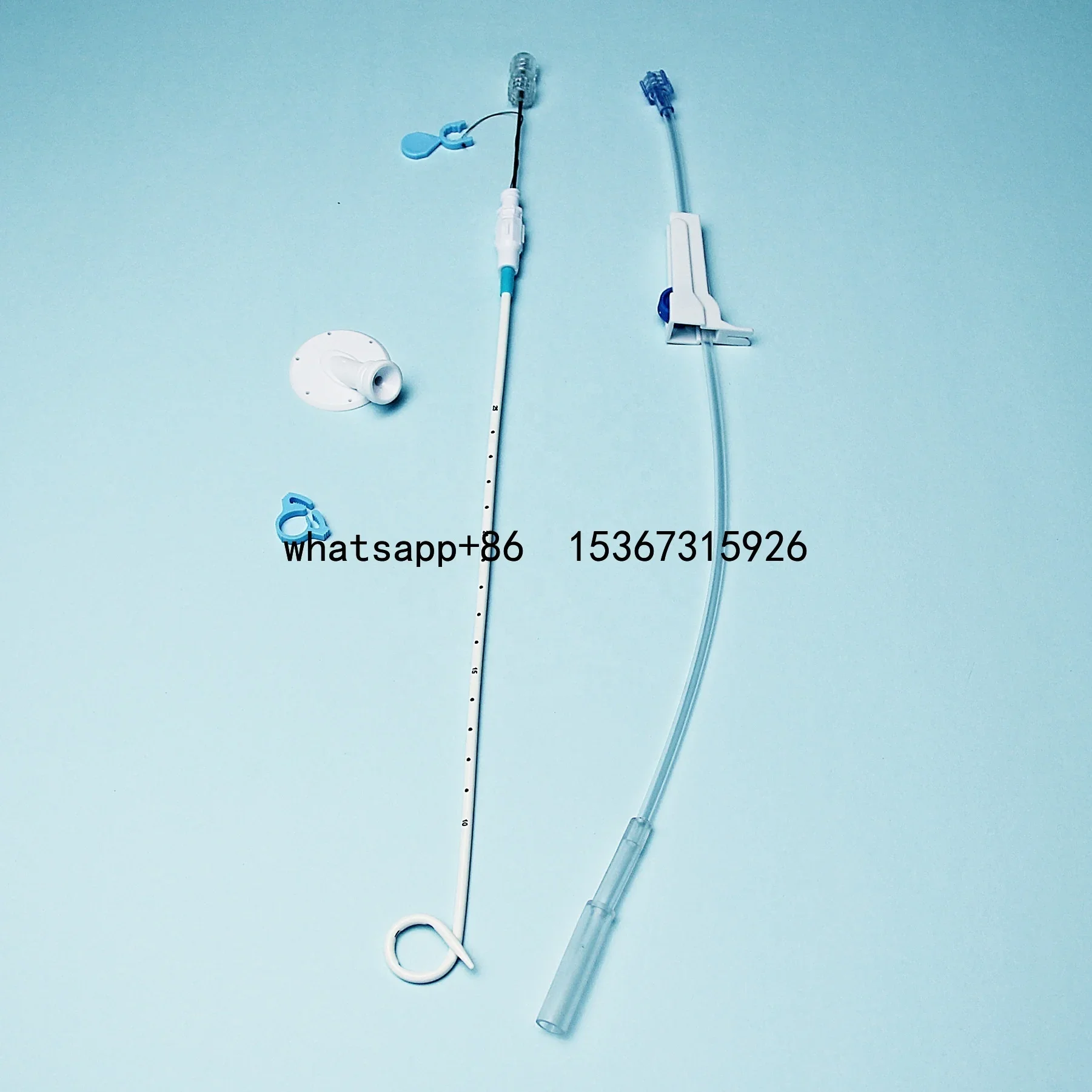 medical locking mechanism one step pigtail hydrophilic coated biliary drainage catheter