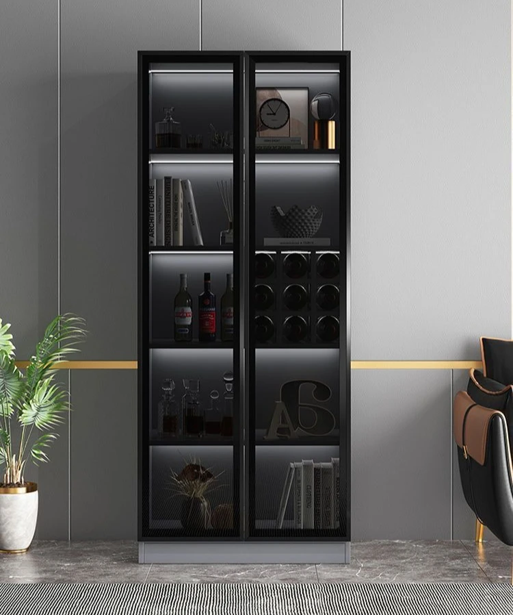 

Z Modern simple light luxury wine cabinet storage high-end dining side cabinet household integrated glass door display cabinet