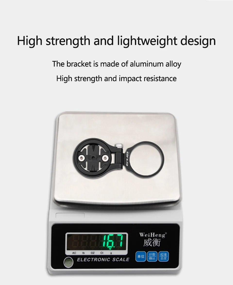 GUB 639 Bike Computer Stem Top Cap Mount Holder Stopwatch Speedometer Support Stand for Garmin Edge Wahoo Bryton Cateye - view 5