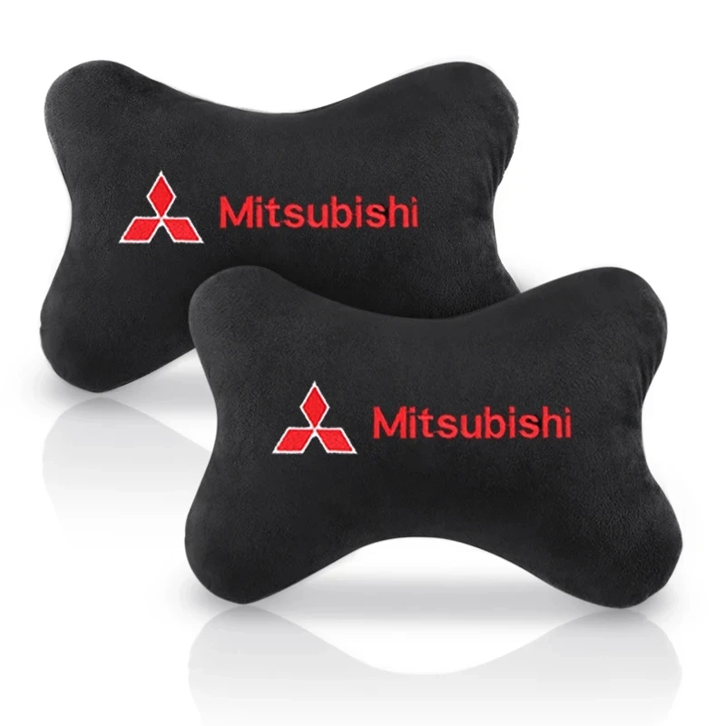 Car Auto Seat Head Neck Rest Cushion Headrest Pillow Pad For Mitsubishi Asx Lancer Outlander Pajero Ralliart Car Accessories