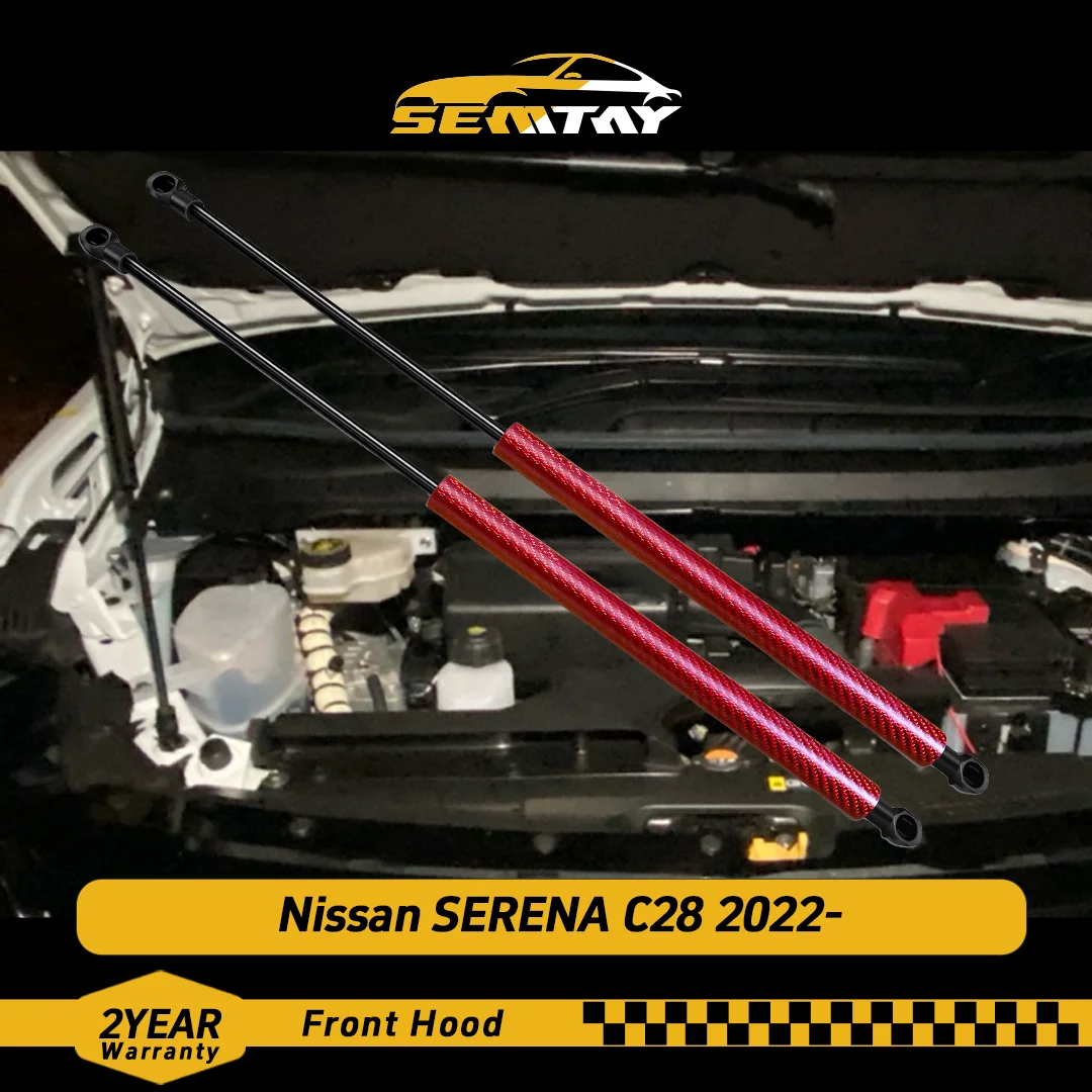 

Стойки капота SEMTAY для SERENA C28 2022-подъемник капота, амортизаторы, демпферы, совместимые автомобильные аксессуары, автомобильные детали для Nissan