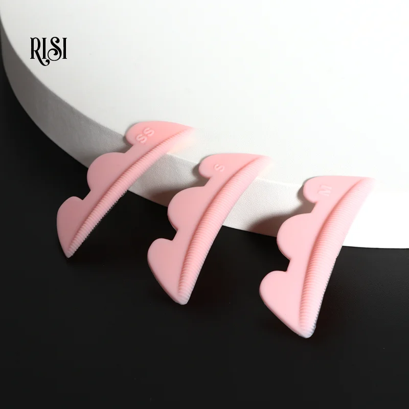 Risi 5 Paar Siliconen Wimper Perming Pad Lash Tillen 3d Wimper Krultang Hengels Wimper Schild Wimper Accessoires Make-Up Tools