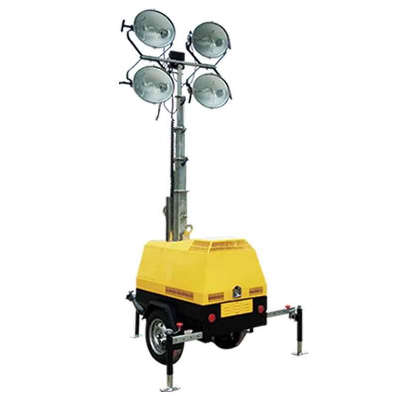 Best Quality Lighting Equipment Customized Color Lighting Tower Car Mobile Solar Light Tower