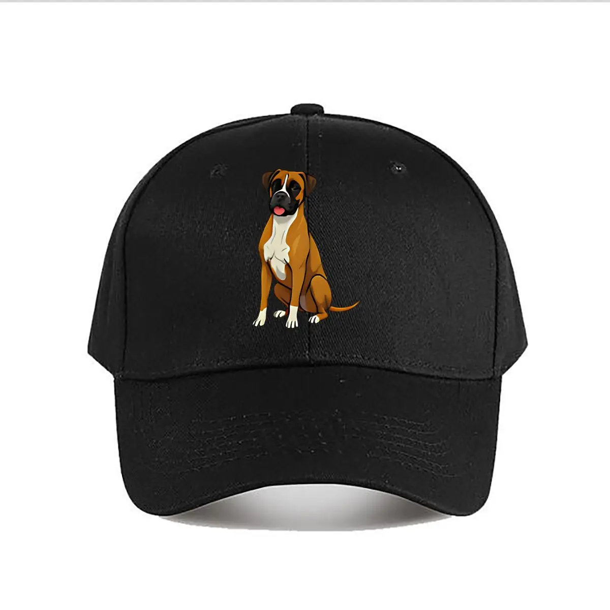 Cartoon Boxer Dog Art Print Home Decor Baseball Cap Fashion Men Sunhat Women's Outdoor Sports Snapback Cap
