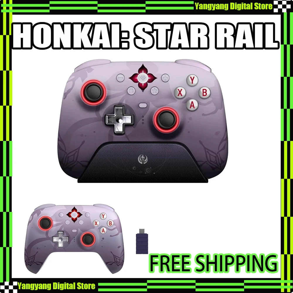 

Беспроводной Bluetooth-геймпад Honkai: Star Rail Evernight Gamepad Long Night Moon International Server Ultimate 2 для международного сервера
