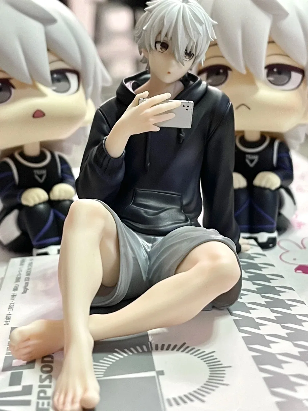 Neue 9cm Anime Blue Lock Nagi Seishiro Figur PVC Niedliche Tischdekoration Modell Spielzeug Kindergeschenk – Detail 5