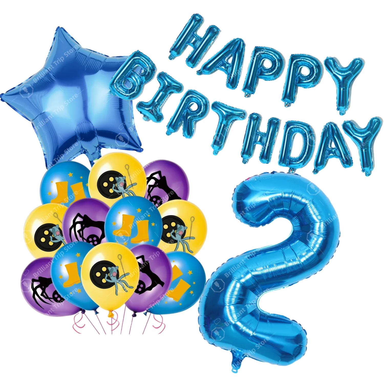 Button Doll Theme Birthday Party Decor Balloons Banner Cake Topper Plates Cups Gift Bag Halloween Spooky Night Party Tablecloth