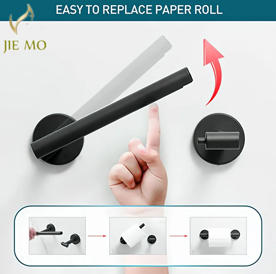 

Настенный держатель для туалетной бумаги из нержавеющей стали 304, регулируемый, гибкий, вращающийся, для ванной комнаты