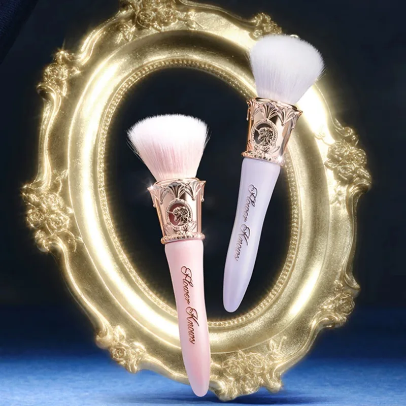 Flowerknows Knight Unicorn Collection Makeup Brush Set Slanted Pointed Design for Precise Application Cruelty Free Powder Brush view 6