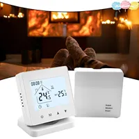 86X86mm Smart Wireless Thermostat For Gas Boiler Room Heating RF Home Temperature Controller Programmable WiFi Thermostat