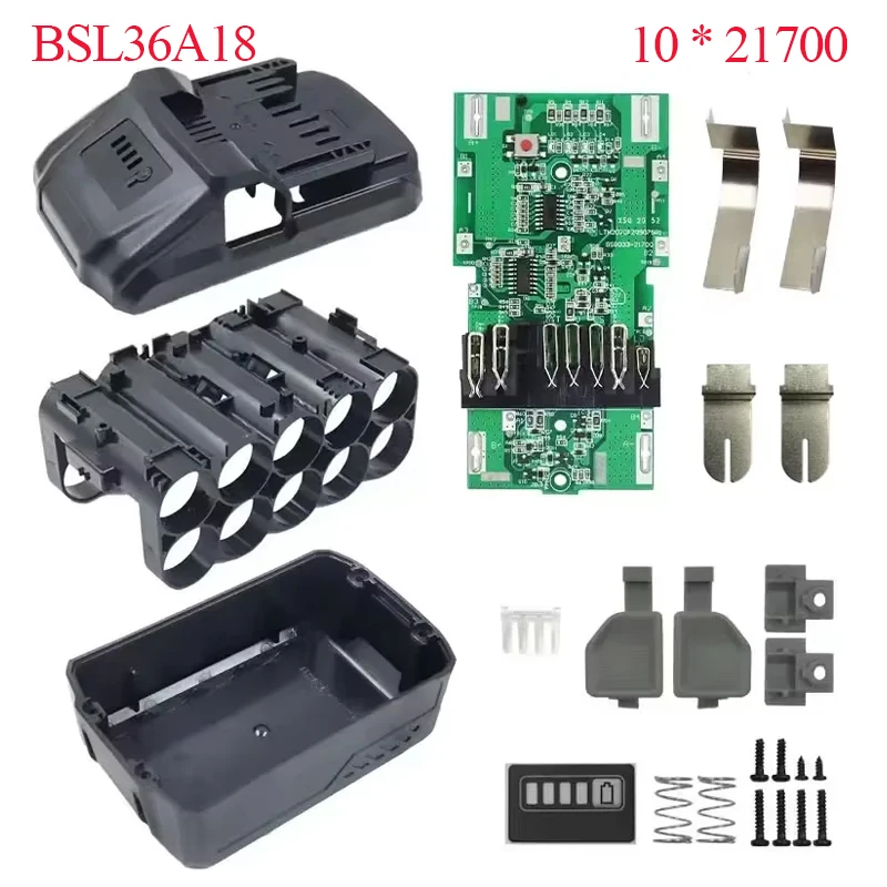 Boîtier en plastique de carte de circuit imprimé pour batterie, boîtiers de carte PCB pour Uration HIKOpastel, BSL36A18, Eddie Ion, 36V, 18V, MultiVolt MV, 21700