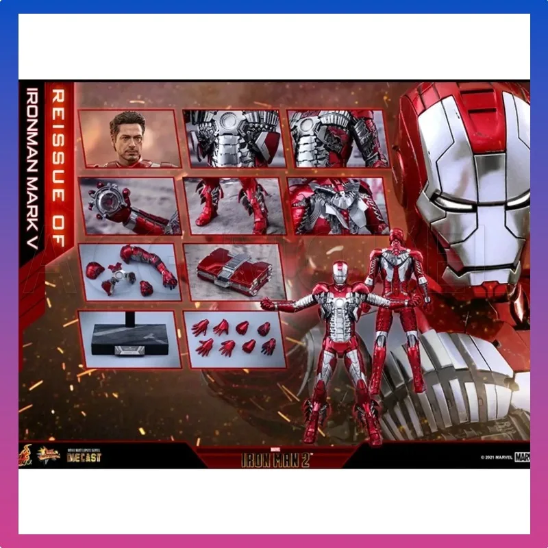 

Оригинальные популярные игрушки Железный человек MK5 Фигурка 1/6 Железный человек Марк 5, фигурка HT MMS400D18, литая под давлением модель из сплава, коллекция игрушек, подарок