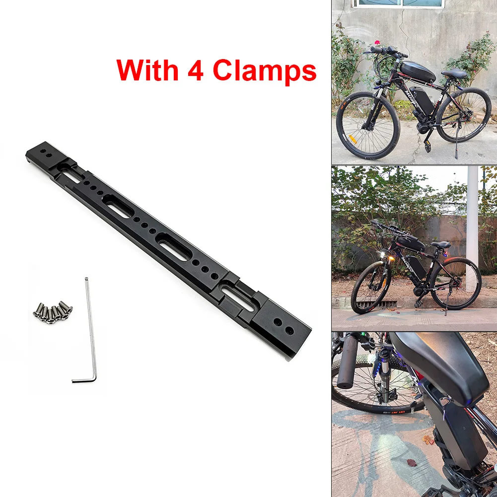 

For HaiLong E-bike Battery Box Mount 300g Access Aluminum Alloy Black Components Easy To Use Practical Replacement
