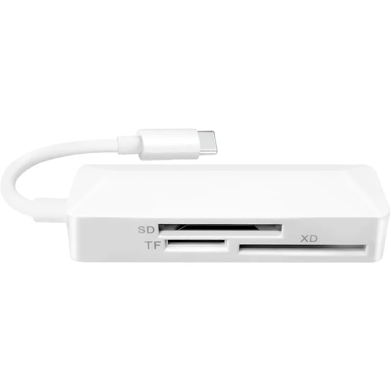 3 in 1 Card Reader Universal XD TFSD Card Reader USB C High Speed Memory Card Reader Convertert for Mobile Phones Laptop