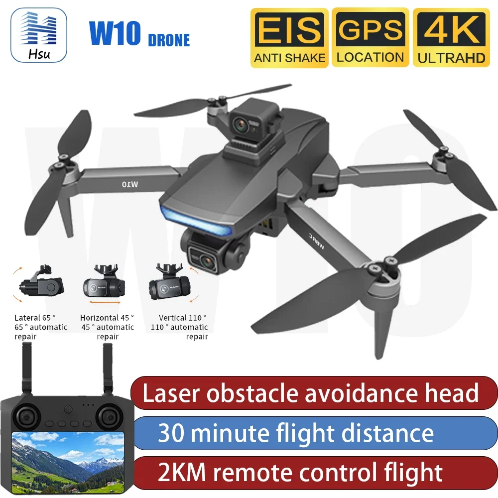 W10 Drone Three-Axi…
