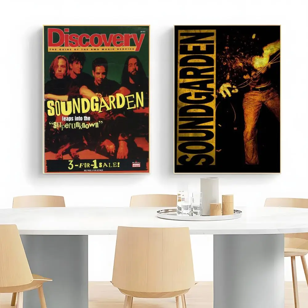 Band S-Soundgarden Poster Wall Art Print Poster Decorative Mural Home Decor Gift Unframed