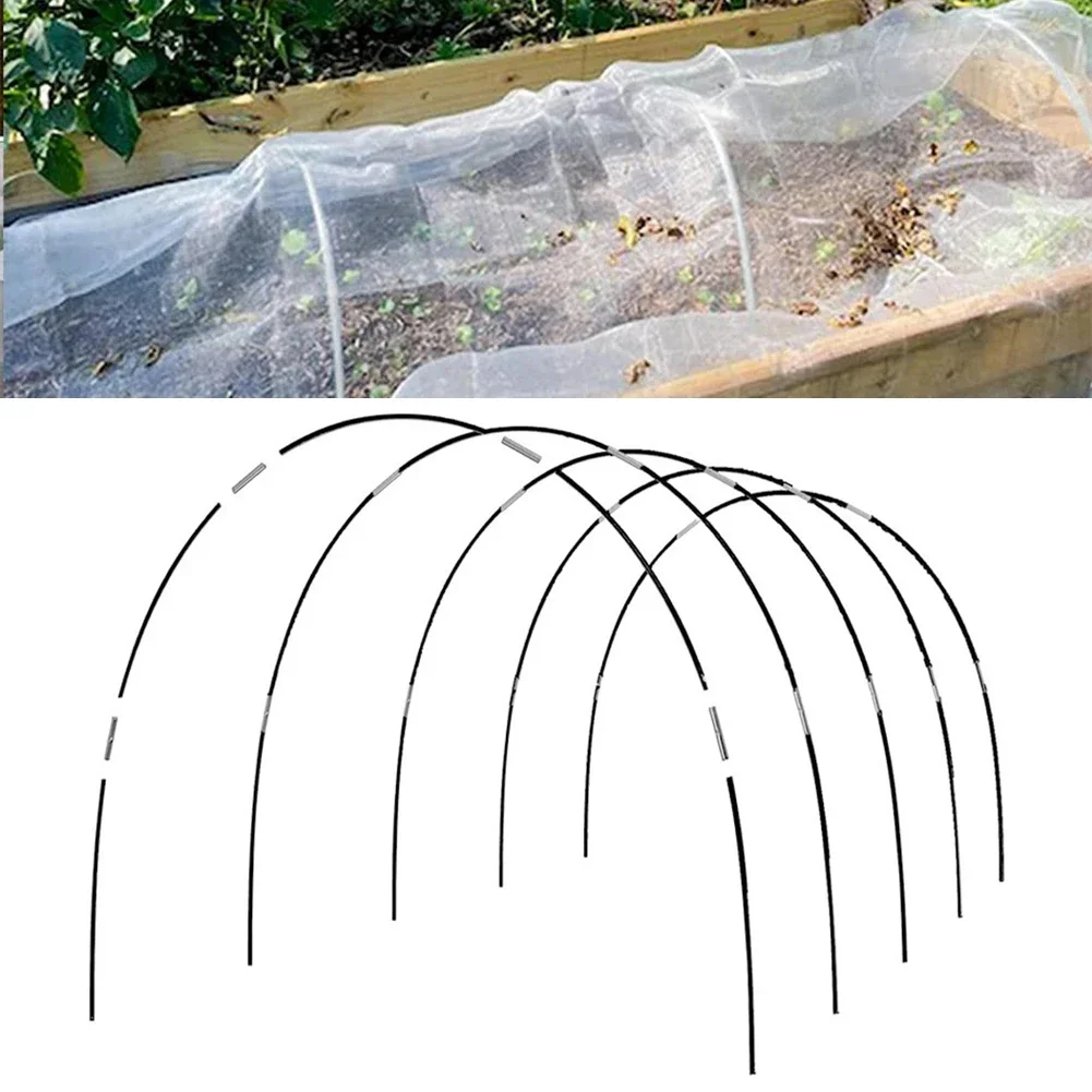 Disassembly Garden Hoops Crop Protection Fiber Rods Garden Hoops Greenhouse Hoops Metal Connectors Raised Beds