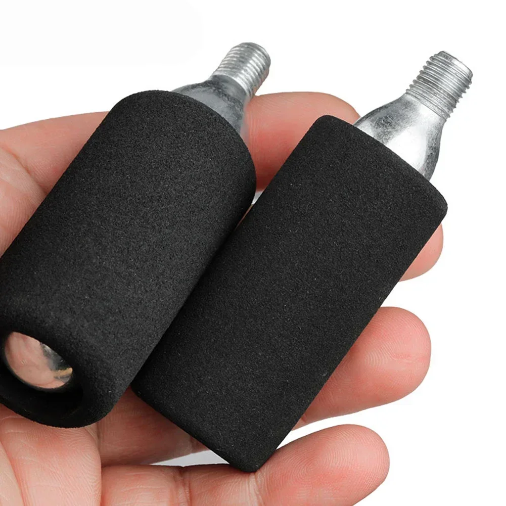 Cubierta de cápsula de cartucho de CO2, funda protectora de cilindro de Gas para bomba de bicicleta, inflador de CO2 de 12g/16g, accesorios para ciclismo, 2 uds.