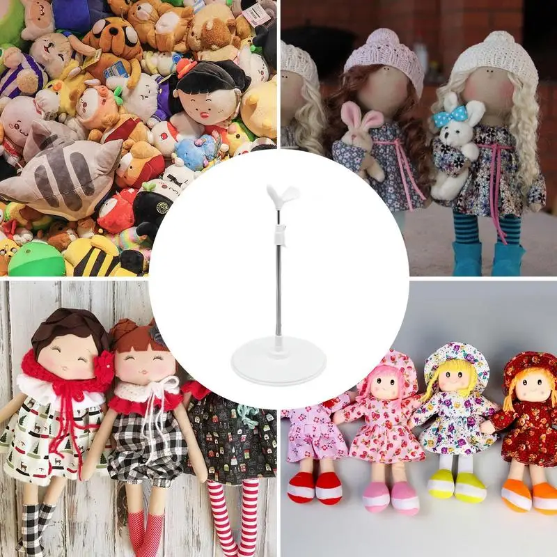 Suporte ajustável boneca para figuras de ação, suporte antiderrapante, exibição boneca, resistente