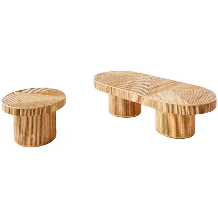 

# High Quality Nordic Wooden Oval Center Table Tea Coffee Table For Living Room Furniture #