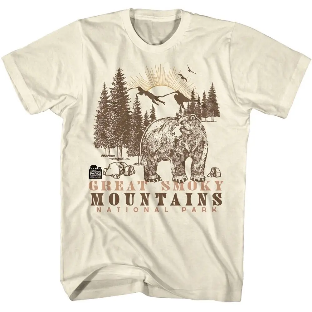 Great Smoky Mountains Bear In The Woods Men'S T Shirt