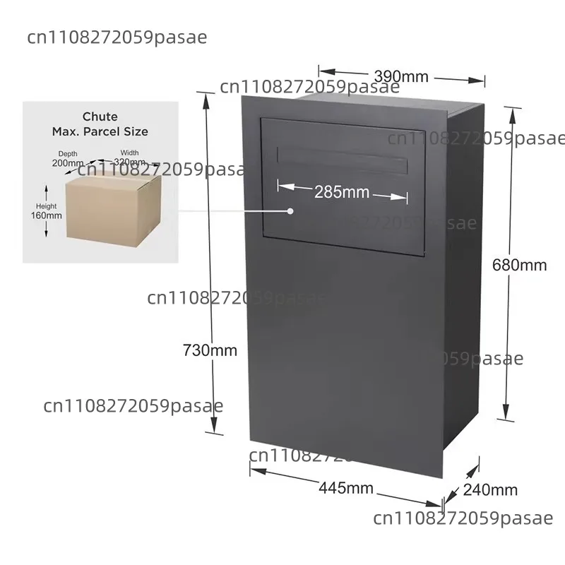 Anti-theft Parcel Lockers for Home and Office Use Personal Parcel Lockers for Package Pickup