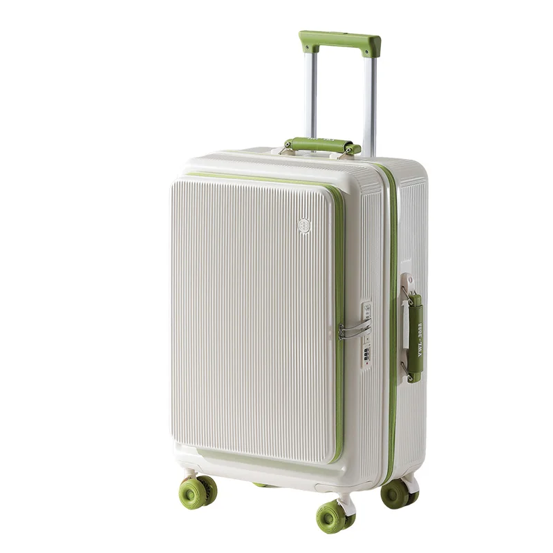 20/24/28 بوصة حقيبة سعة كبيرة 1:9 الجانب افتتاح الأمتعة توسيع حقيبة سفر متعددة الوظائف طالب حقيبة تروللي بعجلات #3