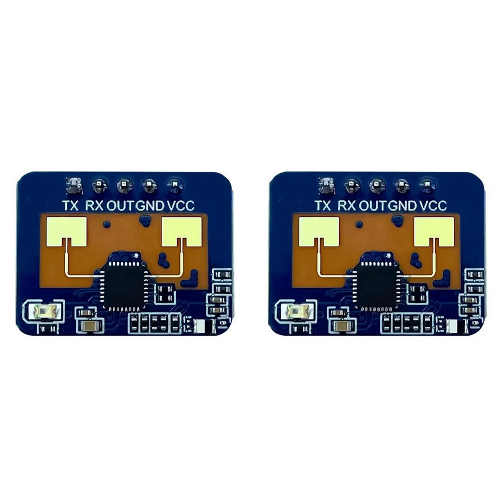 ABXF-2X 24G Модуль датчика присутствия тела LD2410C Радар миллиметрового диапазона Бесконтактный интеллектуальный многофункциональный датчик удобства, A