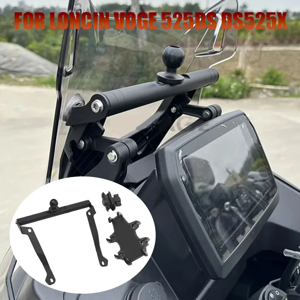 

Motorcycle GPS Phone Navigation Mount Bracket Adapter Support Holder Accessories For Loncin Voge 525DS DS525X 525 DS DSX 525