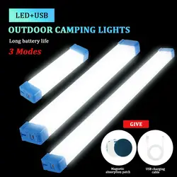 Outdoor Draagbare Lange Strip Noodverlichting Lange Led Buis Nacht Magnetische 17Cm 32Cm 52Cm Usb Oplaadbare Noodverlichting