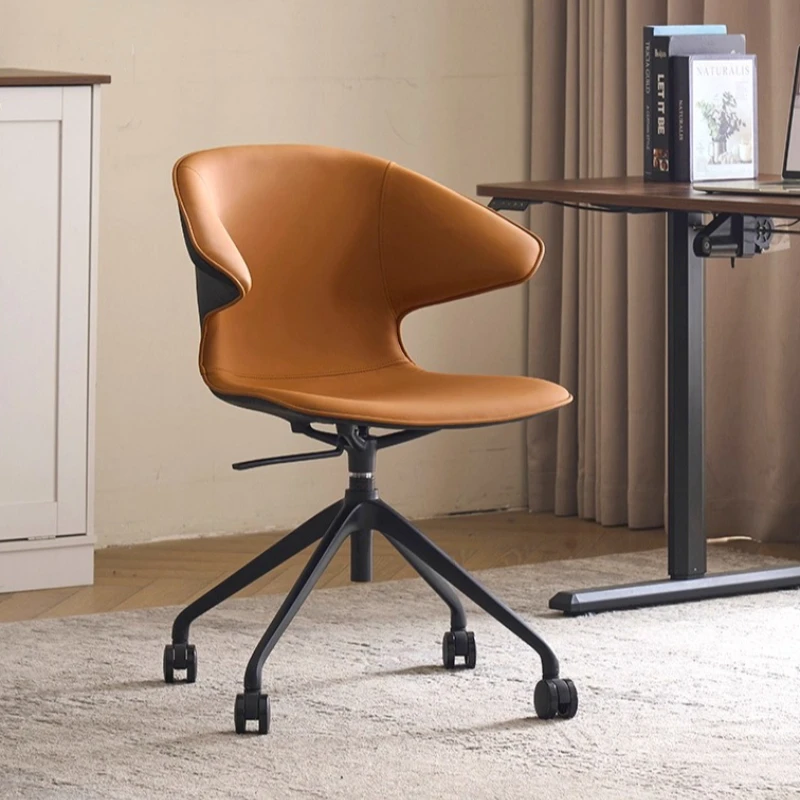 Home Comfortable office chair Sedentary Simple Light Luxury Rotating Chair Reception Conference Premium silla oficina Furniture
