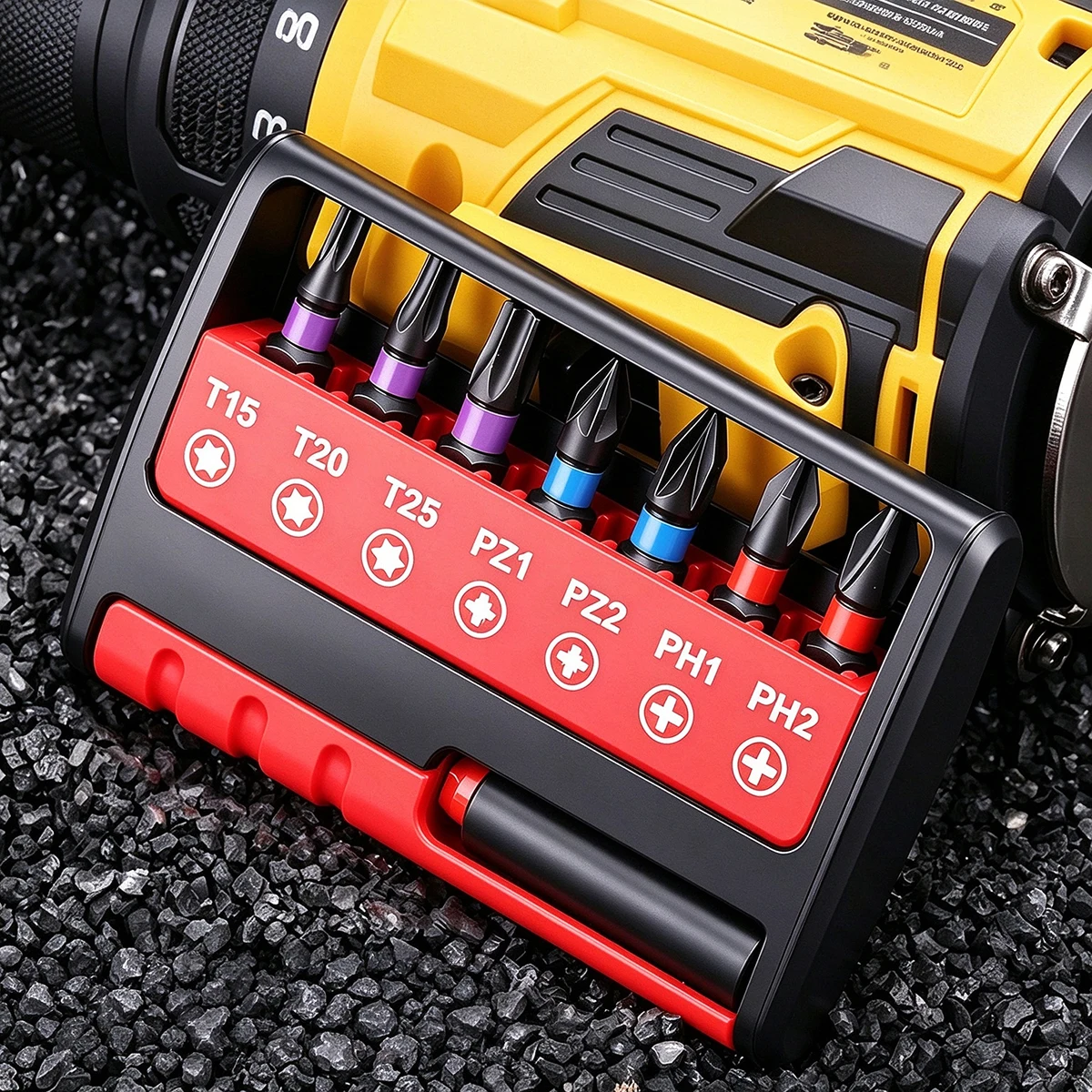 Electric Screwdriver Bits Set Magnetic Impact Resistant Hex Shank For Motorcycle Power Drill Repair Maintenance Tool Kit