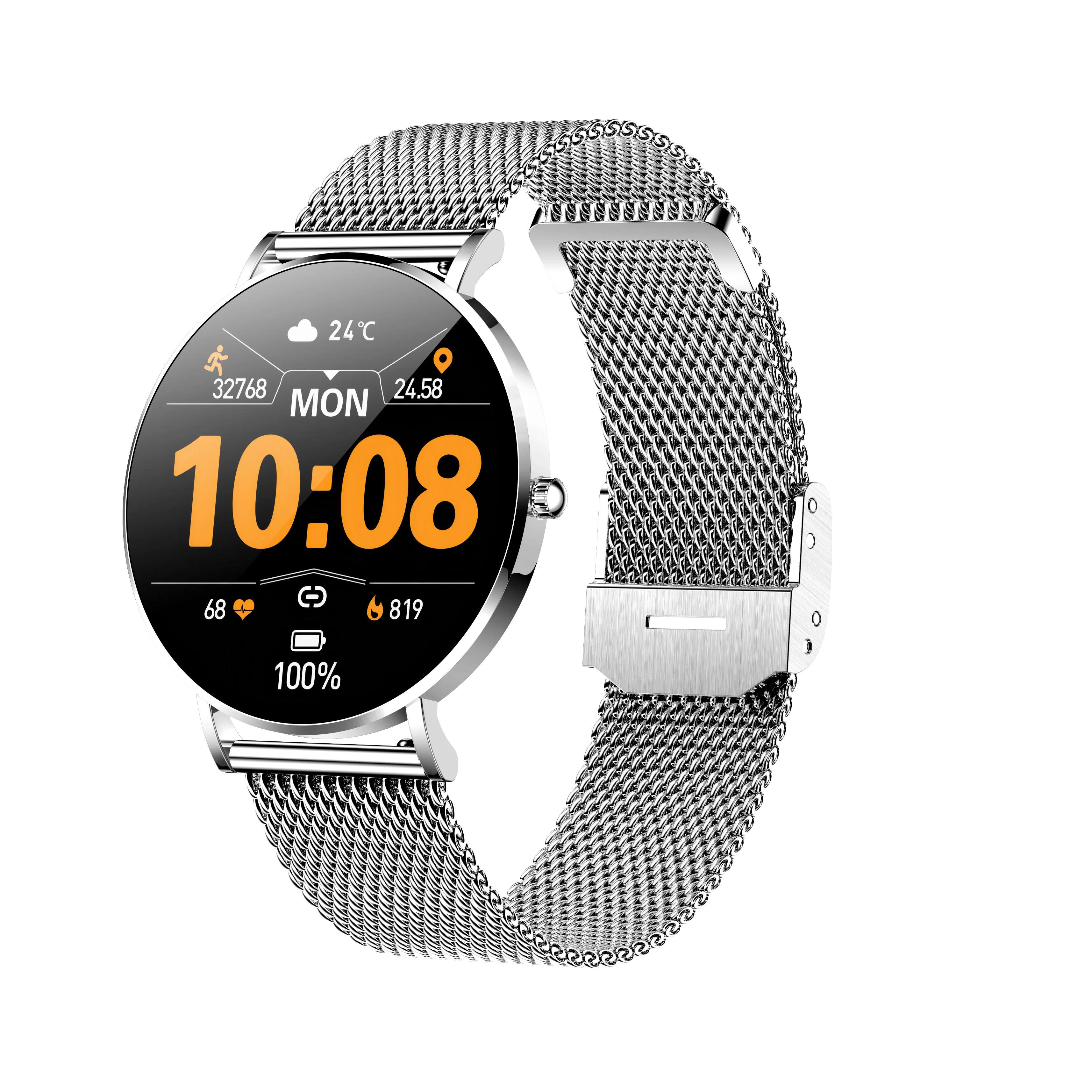 

Новейшие T8 женские ультратонкие умные часы с AMOLED-экраном, спортивные умные часы с кислородом в крови, reloj inteligente, женские умные часы
