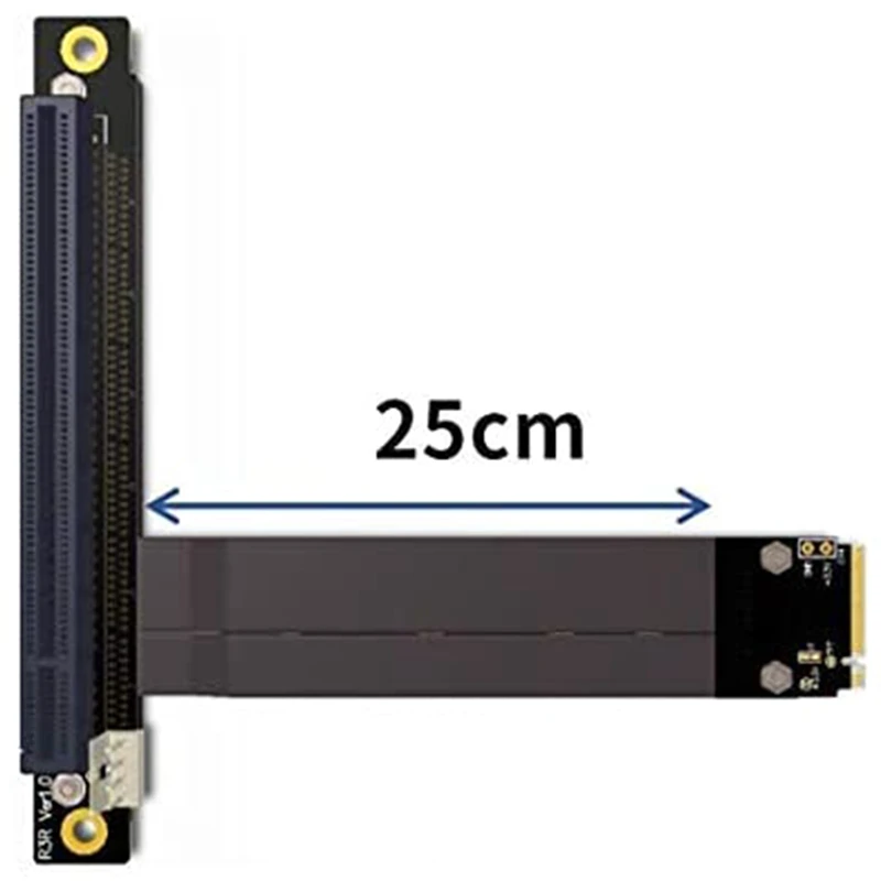 Удлинительный кабель R43SR M.2 NGFF Nvme Key M к PCIE X16, адаптер Riser для видеокарты 16X PCI-E для M.2 2230 2242 2260 2280