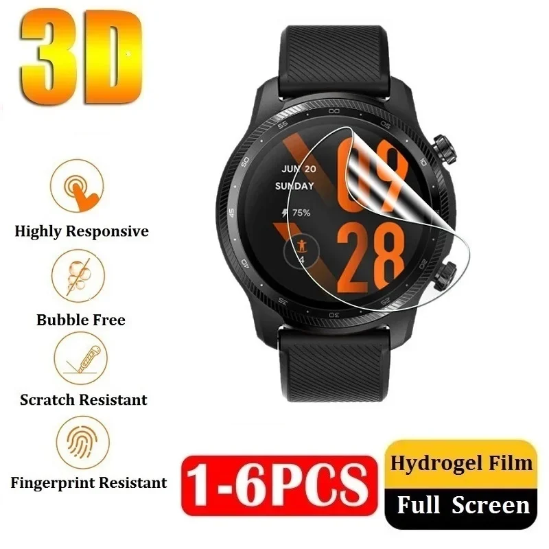 Screen Protector Film for Ticwatch Pro 3 Ultra GPS Full Protective Film for Ticwatch Pro 3 Ultra GPS LTE E3 E2 E S S2 C2 Plus