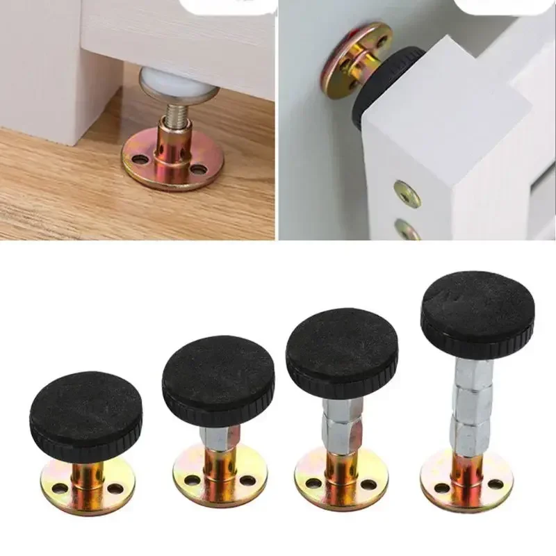 Adjustable Bed Stabilizer Wall Furniture Fixed Bracket Stainless Steel Fixer Support Self-adhesive Anti-shake Mute Hardware New