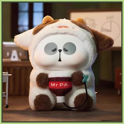 Kawaii Panda Mr.Pa Animal Company Series Blind Box Mystery Box Cute Mr.Pa Action Figure Doll Toy For Girls Birthday Gift 14CM