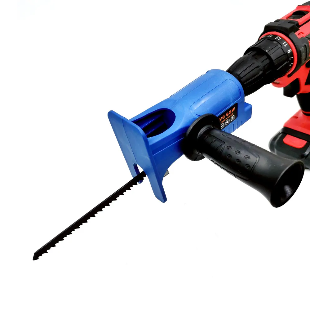 Tragbare Säbelsäge Adapter Elektrische Bohrer Geändert Elektrische JigSaw Power Werkzeug Holz Cutter Maschine Befestigung mit Klingen – Detail 1
