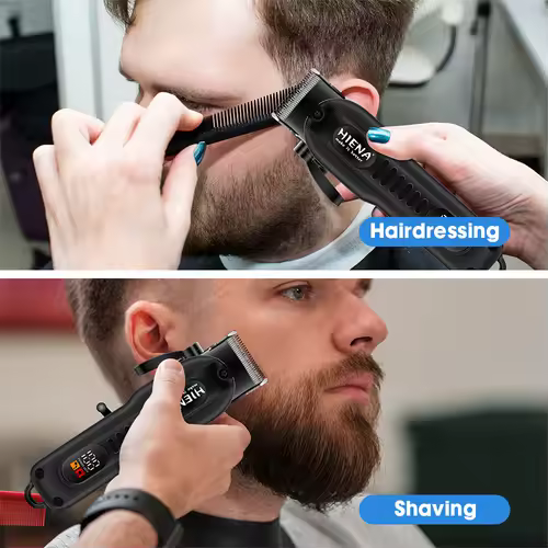 Professional Barber Electric Hair clipper LED display screen UBS charging Trimmer Powerful electric hair clipper trimmer tool - Image 6