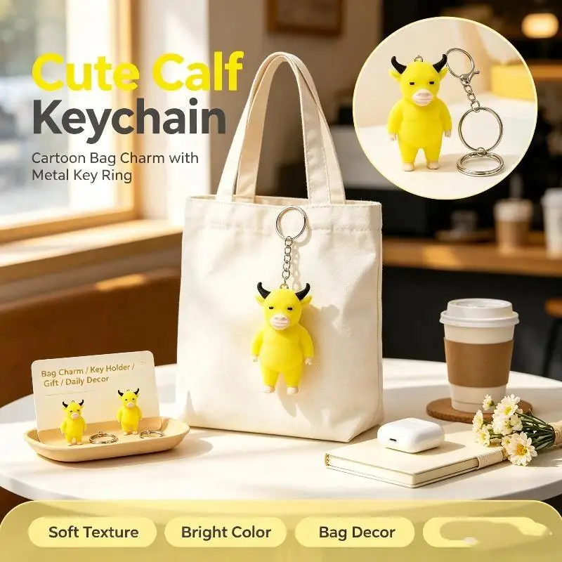 NIU Lai 3D Printed Figure Keychain Movie Character Collectible Desk Decor Fun Backpack Pendant Accessories Gift
