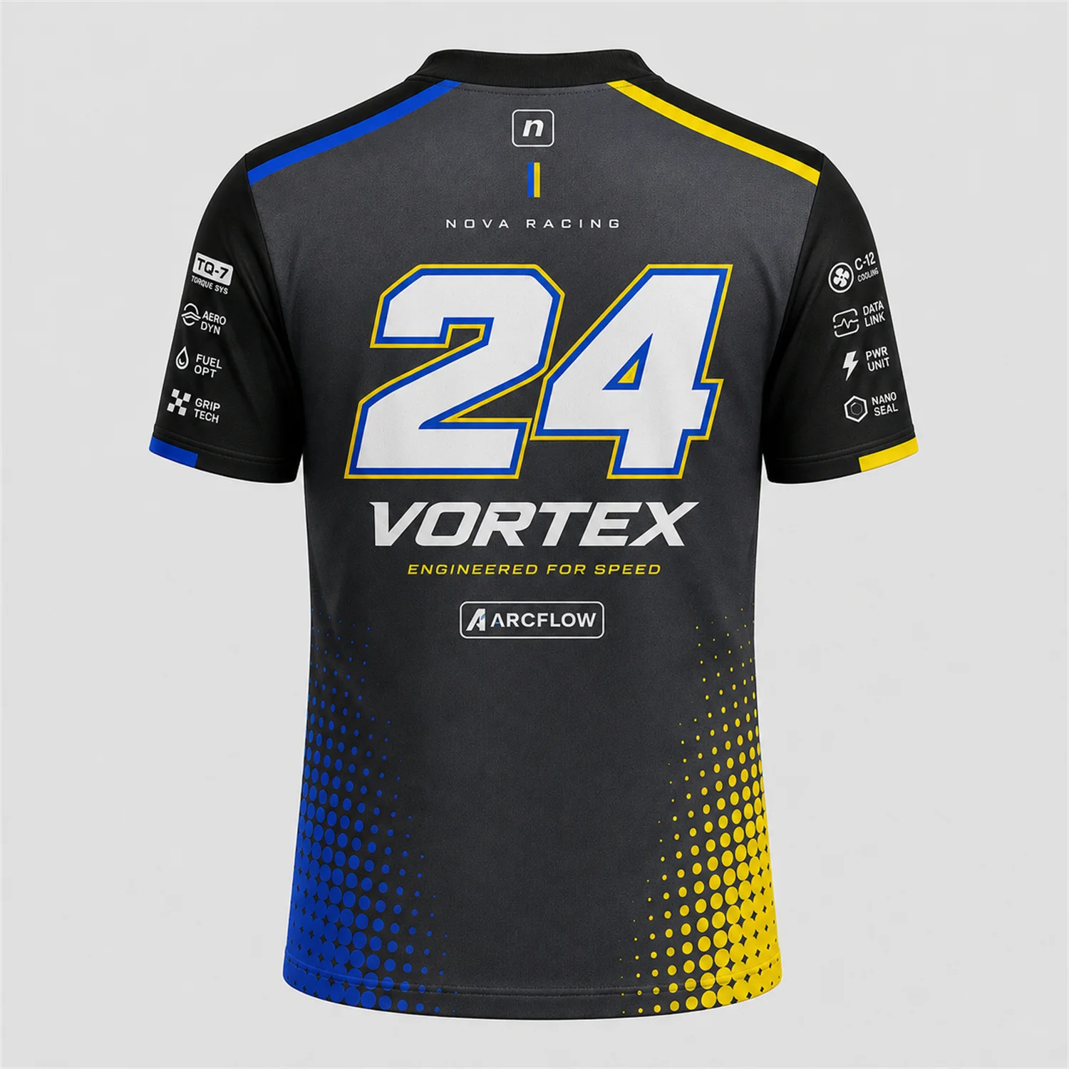 Men Motorcycle Racing Shirt Short Sleeve Performance Moto Jersey Crew Neck Speed Graphic Motorsport Streetwear Top