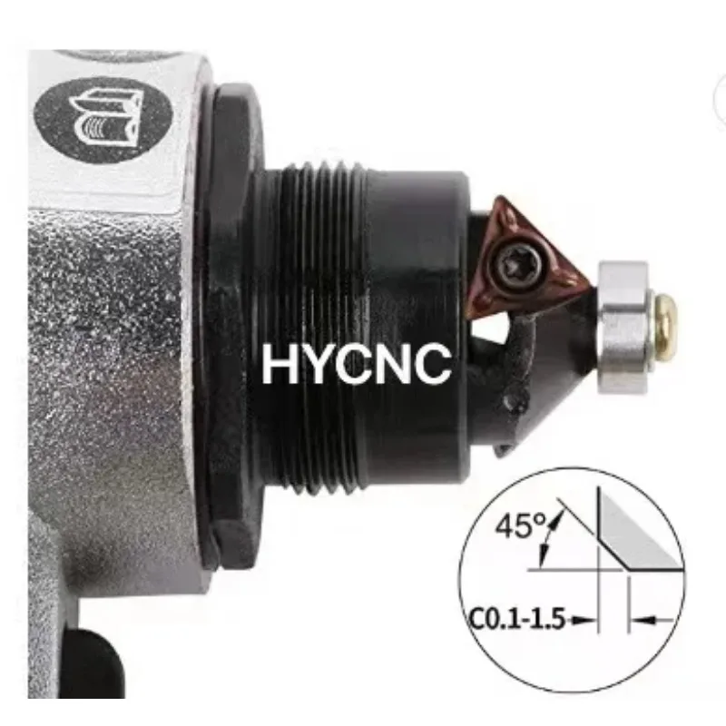 

In stock Light Weight Elbow Mdf Pneumatic Manual Chamfering Machine Mini Portable Linear Pneumatic Hand-Held 45 Degree Tool