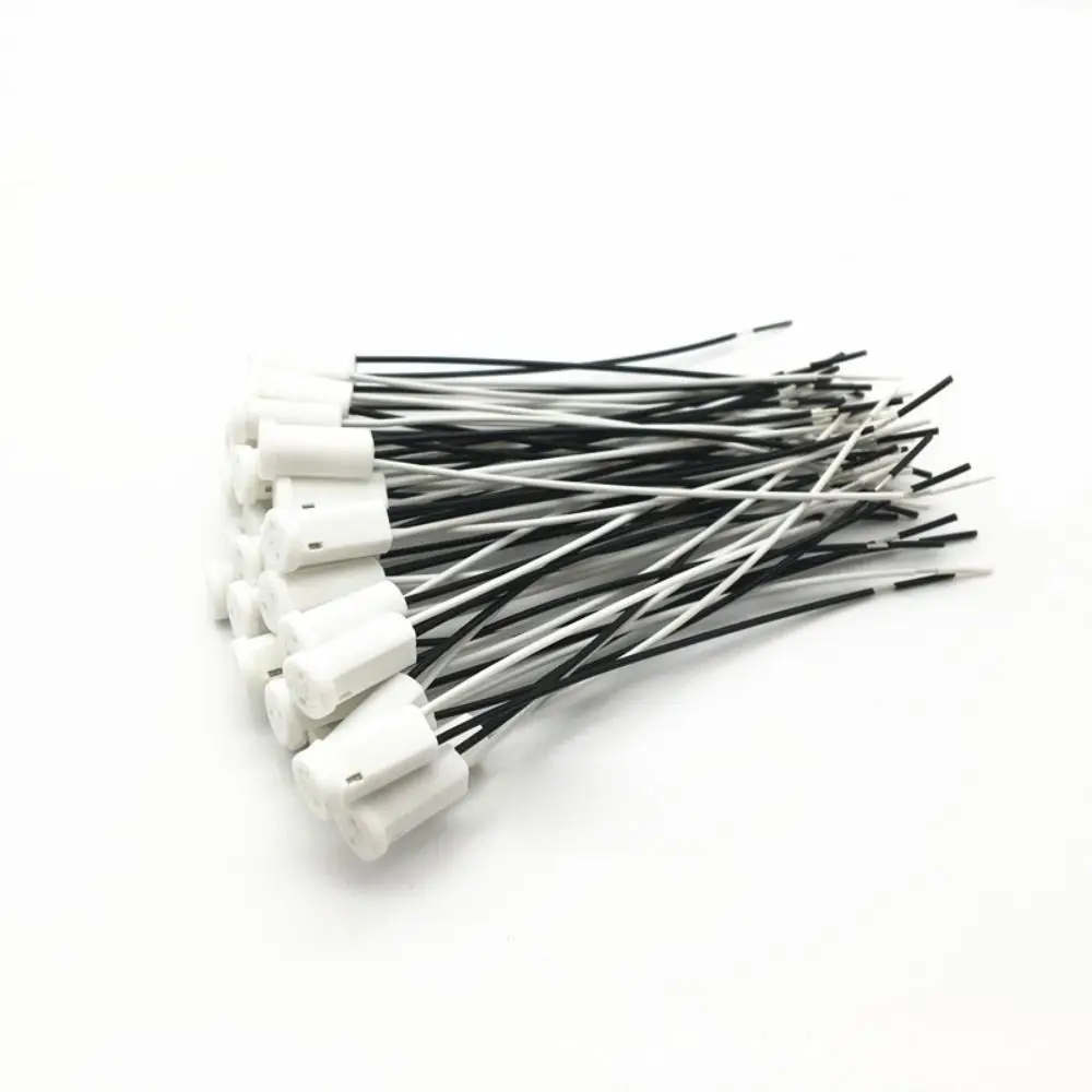 High Quality Wire Connector Lamp Holder G4 Socket Plug 10cm Bulb Base Ceramic Head G4 Lamp Base for Halogen lamp