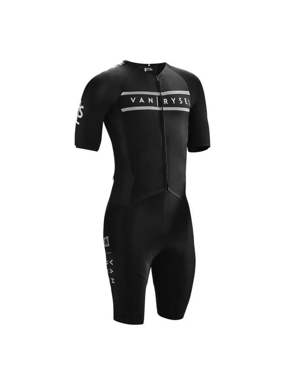 AliExpress NONE Hot Sale New Van/rysel Sport Triathlon Skinsuit Men's Short Sleeve Jumpsuit Clothing Tri Suit Breathable Road Racing Jumpsuit
