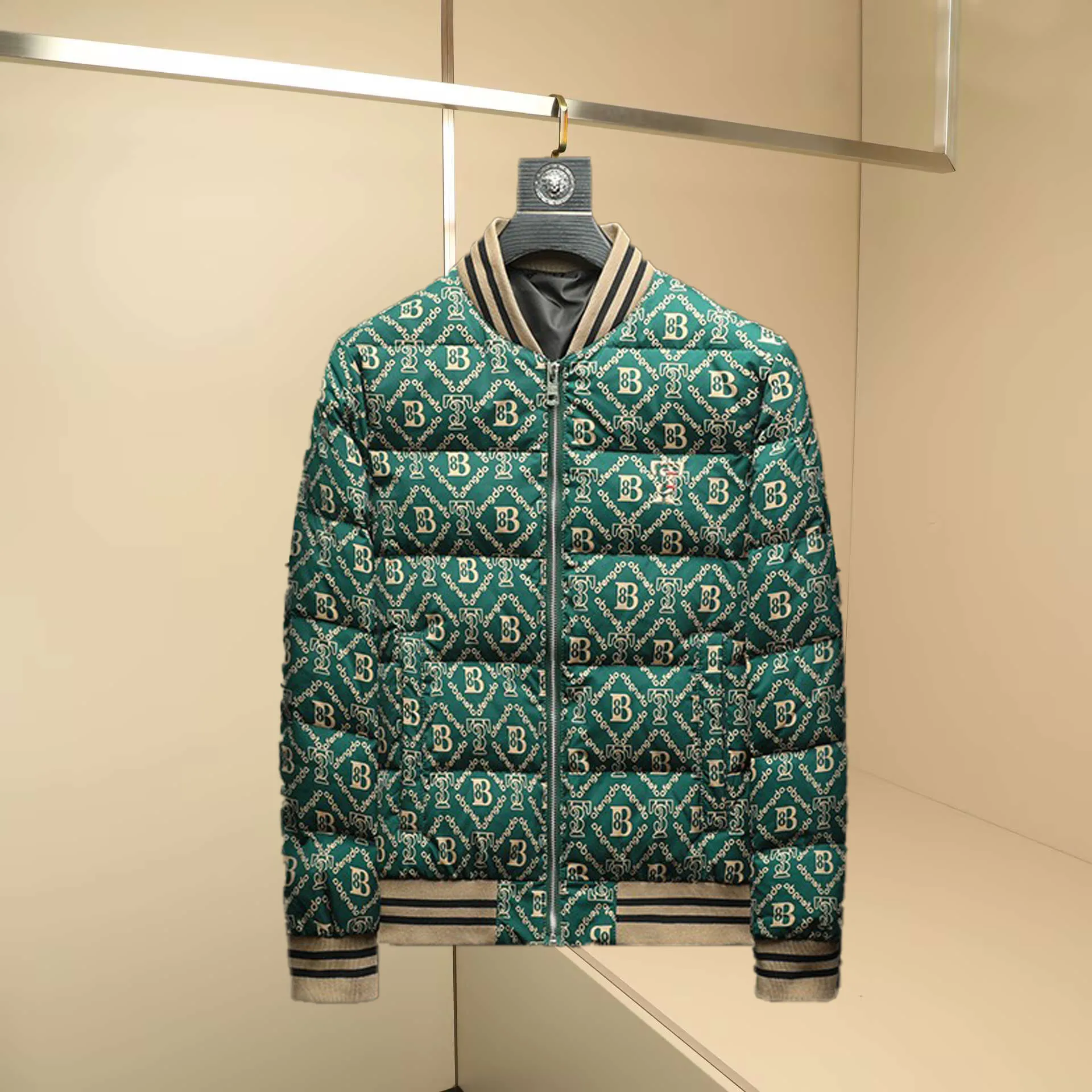 

Men's ort Thiened Stand Collar down Jaet White Du Feather Warm Winter New Arrival Faionable Versatile Cold Proof