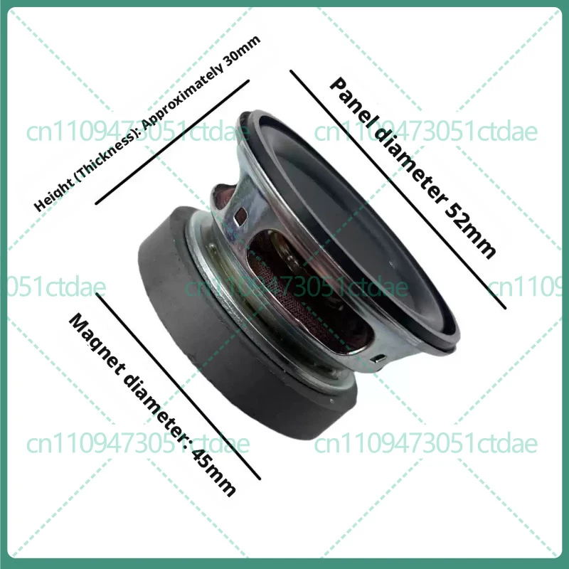2-10pcs For 2 Inch 52mm 3Ω Full Range Mini Speaker Driver 5W Hi-Fi Bass Bluetooth Speaker