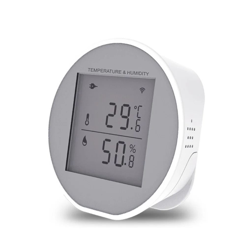 

Indoor Climate Temperature Humidity Sensor Humidity Alerts Mobile Access Real-time Monitoring Wifi Temperature Humidity Sensor