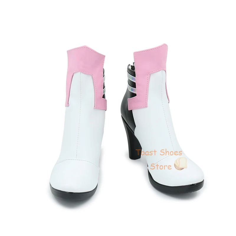 Comic Game Cosplay Costume Prop, Anime Game for Con, Halloween Party, Forever Seven DenciMisaki Shoes