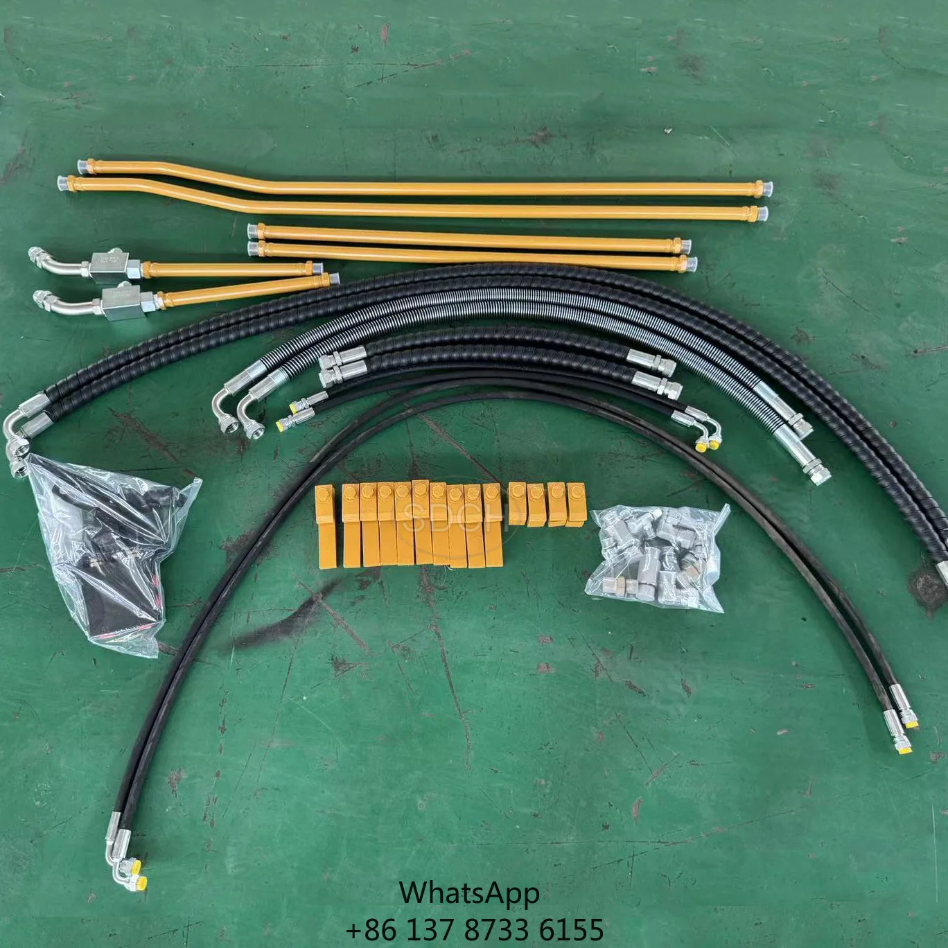 Factory Supply 303 Mini Excavator Aux Pipe Line Hydraulic Breaker Piping Kits